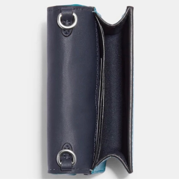 NWT Coach Mini Wallet On A Chain With Puffy Diamond Quilting - Picture 3 of 6